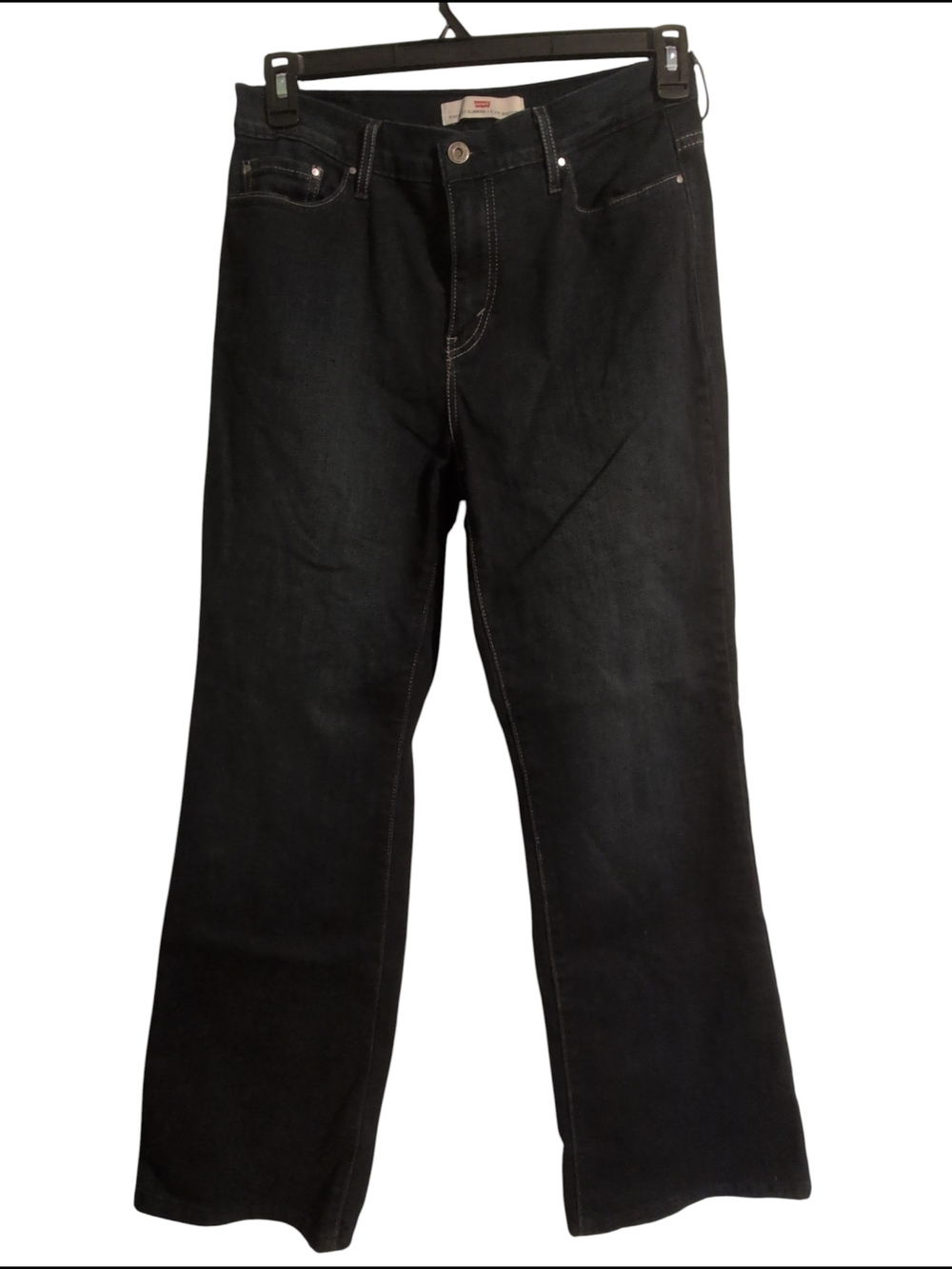 Levi's Jeans Dark Blue Denim Women's Stretch 512 Boot cut 32X31 Preloved 12M